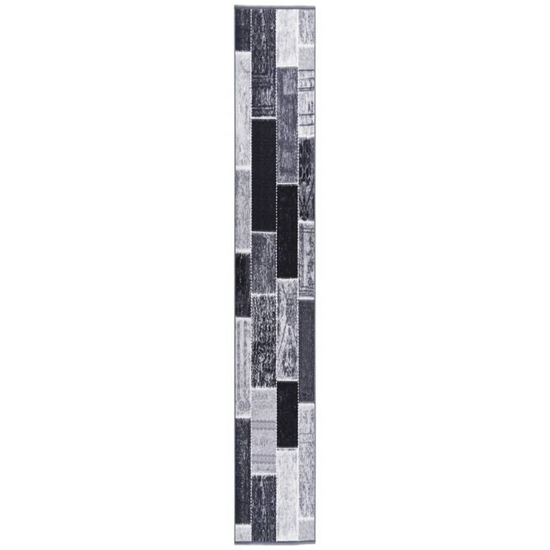 

vidaXL Alfombra de pasillo gris 80x600 cm