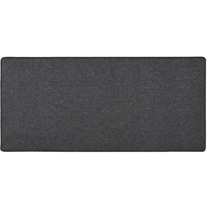 

Alfombra de pasillo gris antracita 50x100 cm - Antracita - Vidaxl