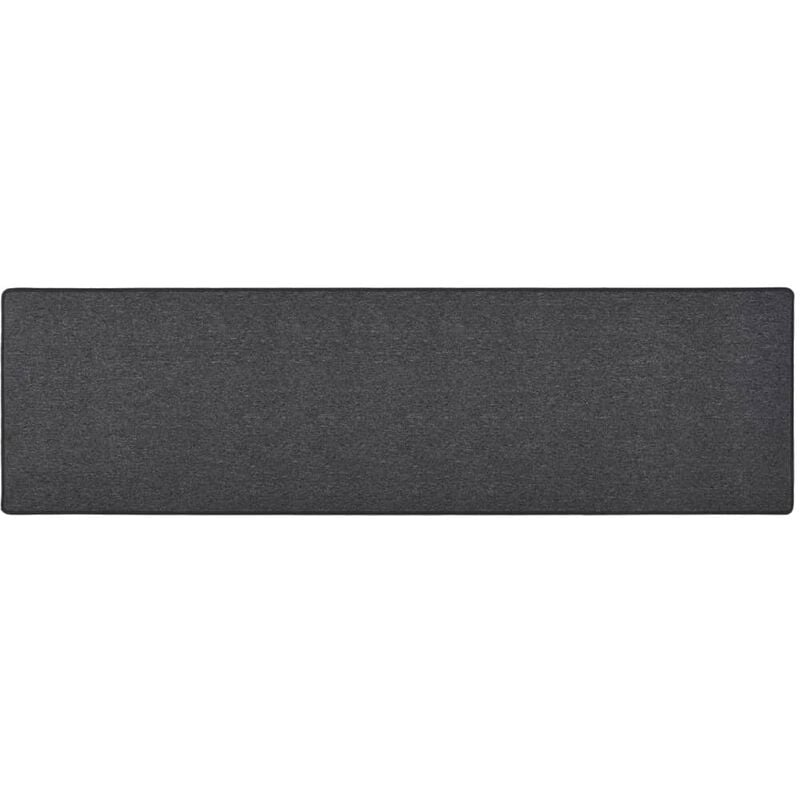 

Alfombra de pasillo gris antracita 50x200 cm - Antracita - Vidaxl