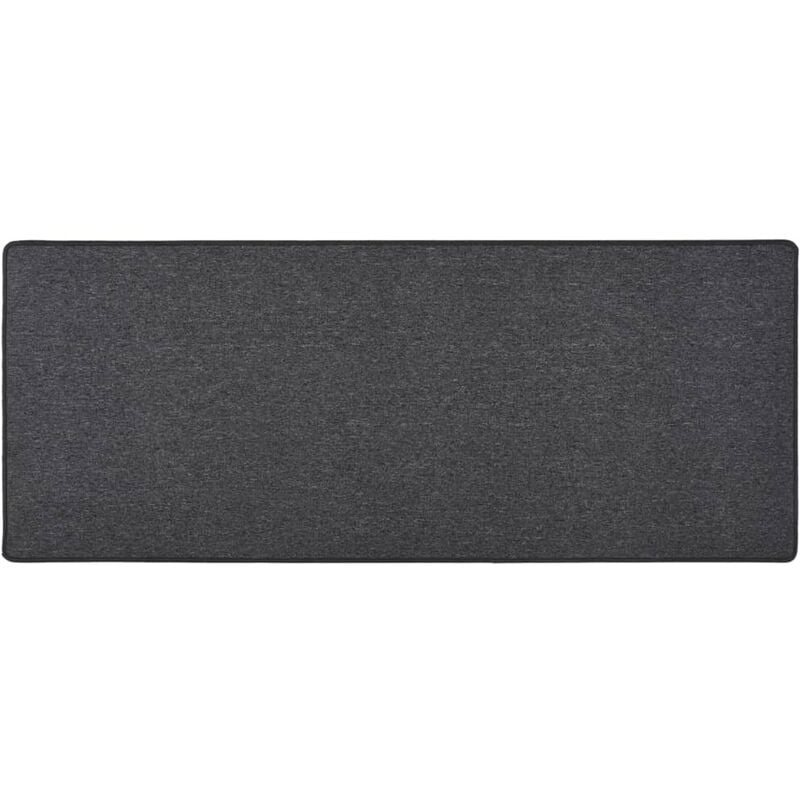 

vidaXL Alfombra de pasillo gris antracita 80x200 cm - Antracita