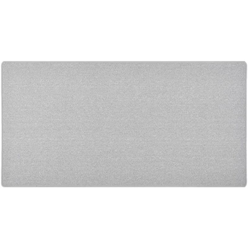 

vidaXL Alfombra de pasillo gris claro 80x150 cm - Gris