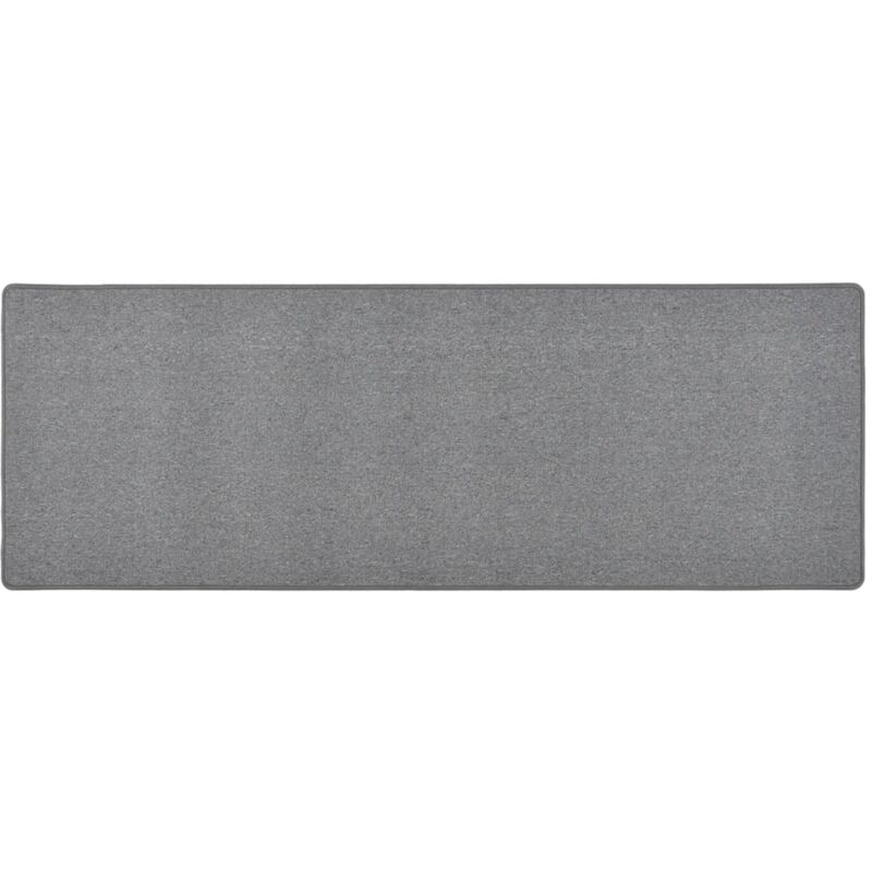 

Alfombra de pasillo gris oscuro 50x150 cm - Gris - Vidaxl