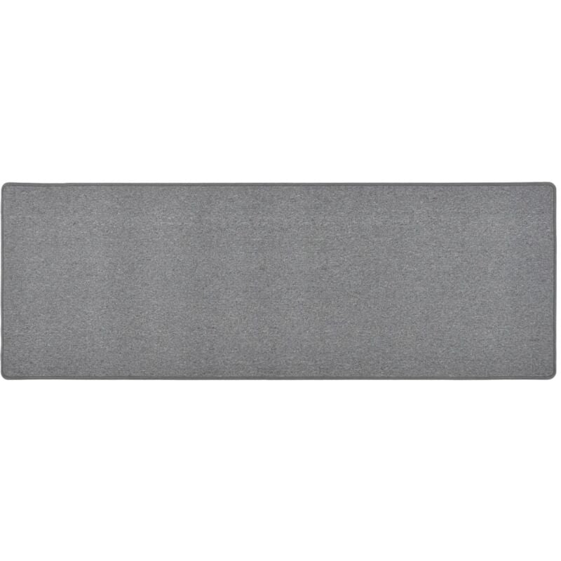 

Alfombra de pasillo gris oscuro 80x250 cm - Gris - Vidaxl