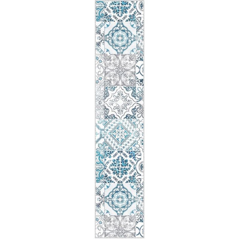 

Alfombra de pasillo lavable estampado poliéster 60x300 cm - Multicolor - Vidaxl