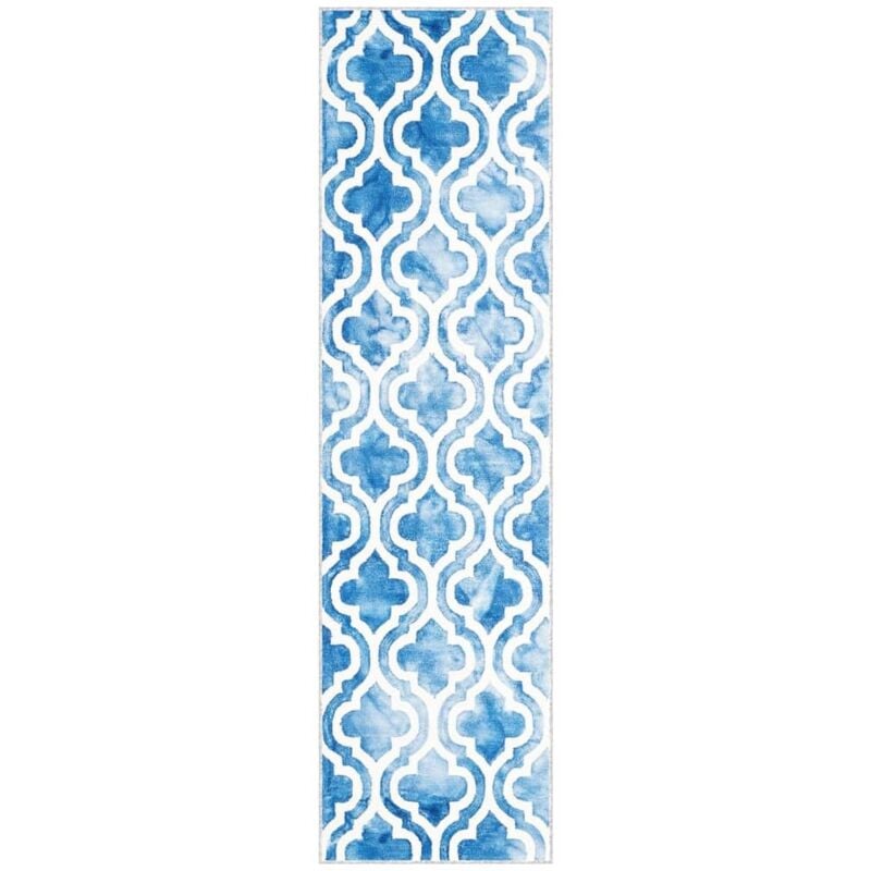 

Alfombra de pasillo lavable estampado poliéster 80x300 cm - Multicolor - Vidaxl
