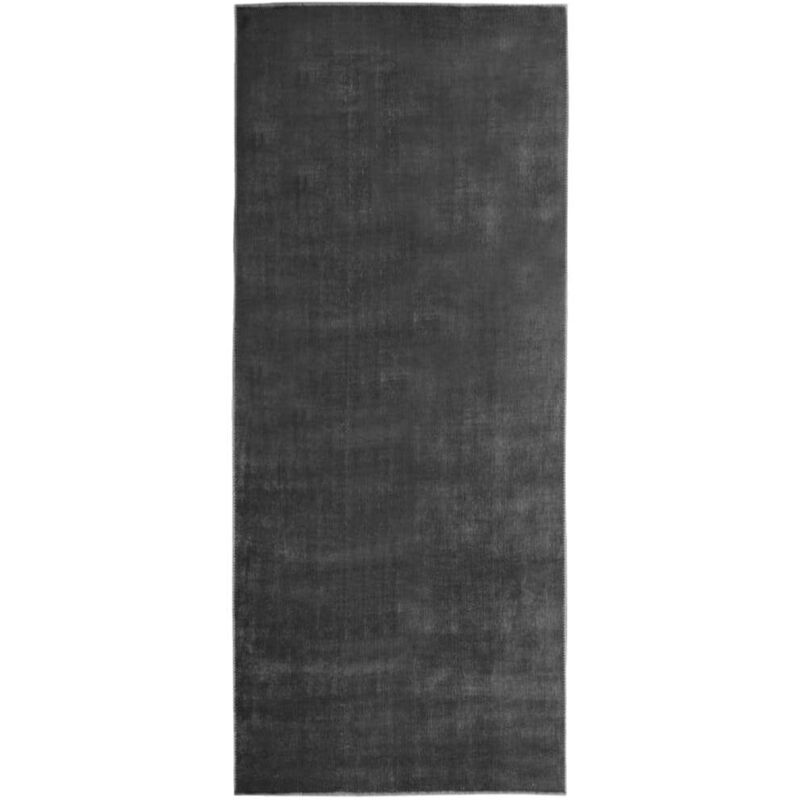 

vidaXL Alfombra de pasillo lavable gris antracita poliéster 80x200 cm - Antracita