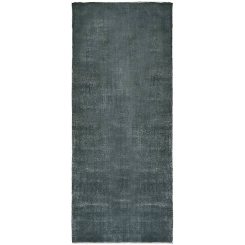 

vidaXL Alfombra de pasillo lavable plegable gris poliéster 60x200 cm - Gris
