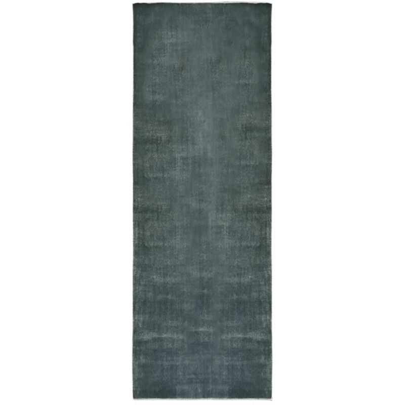 

vidaXL Alfombra de pasillo lavable plegable poliéster gris 100x300 cm - Gris