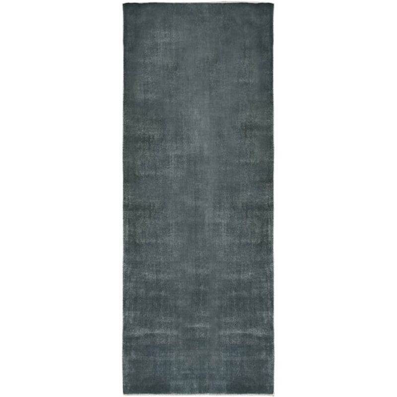 

Alfombra de pasillo lavable plegable poliéster gris 80x200 cm - Gris - Vidaxl