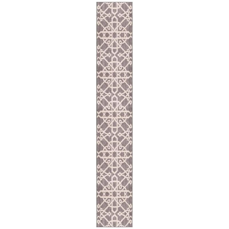 

vidaXL Alfombra de pasillo marrón 80x600 cm - Blanco
