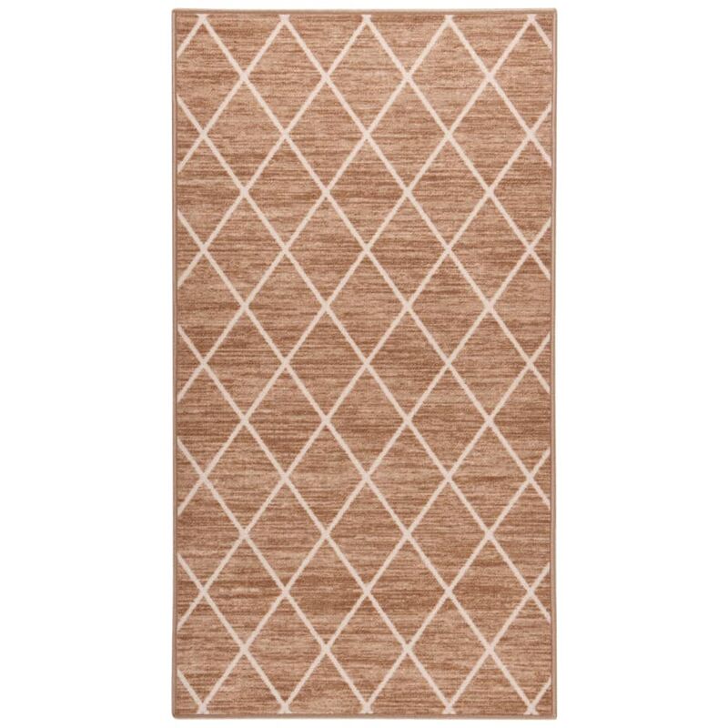 

vidaXL Alfombra de pasillo marrón claro 80x200 cm - Marrón
