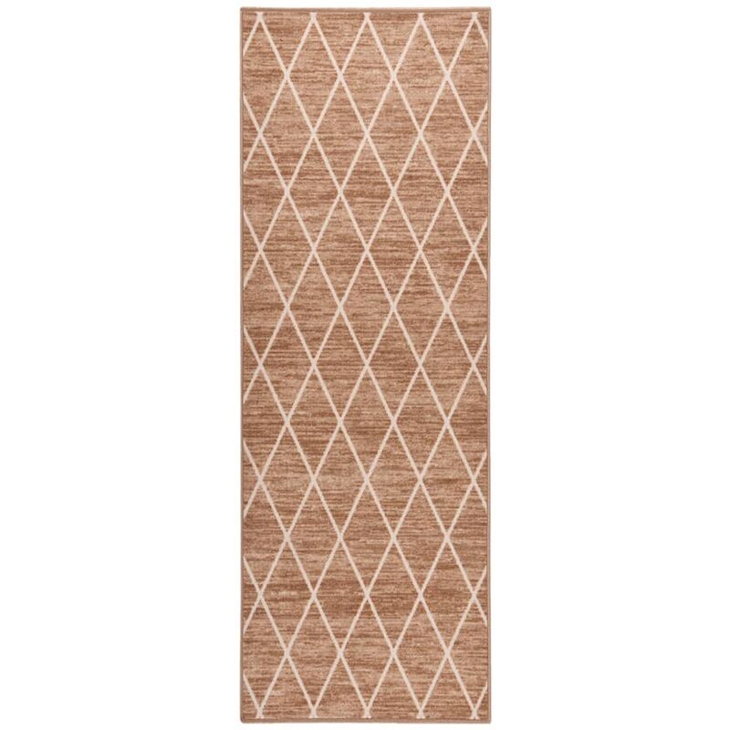 

Alfombra de pasillo marrón claro 80x300 cm - Marrón - Vidaxl