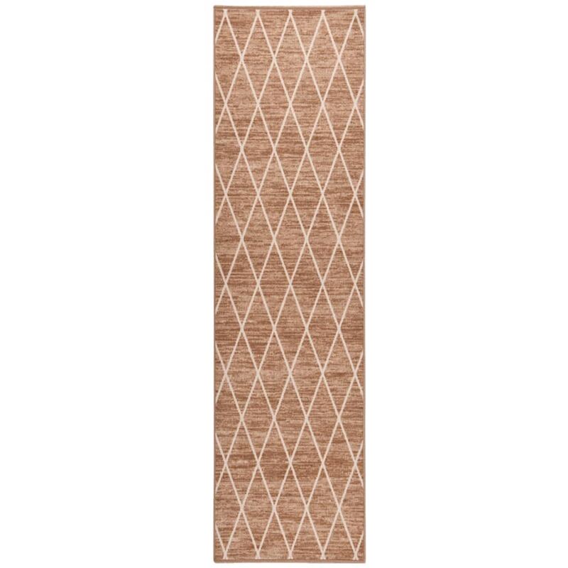 

Alfombra de pasillo marrón claro 80x400 cm - Marrón - Vidaxl