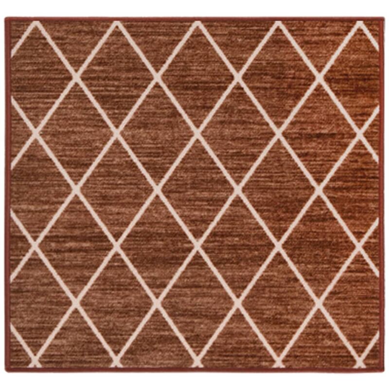 

Alfombra de pasillo marrón oscuro 80x100 cm - Rosa - Vidaxl
