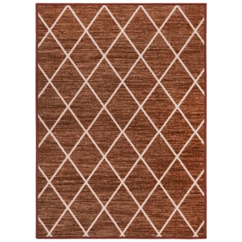 

Alfombra de pasillo marrón oscuro 80x150 cm - Rosa - Vidaxl