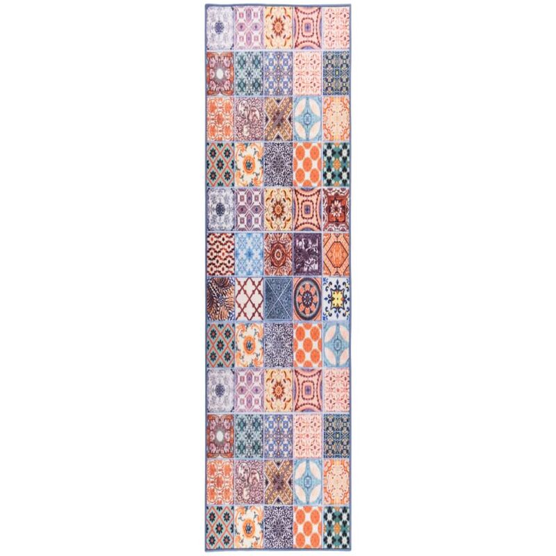 

Alfombra de pasillo mosaico 80x300 cm - Marrón - Vidaxl