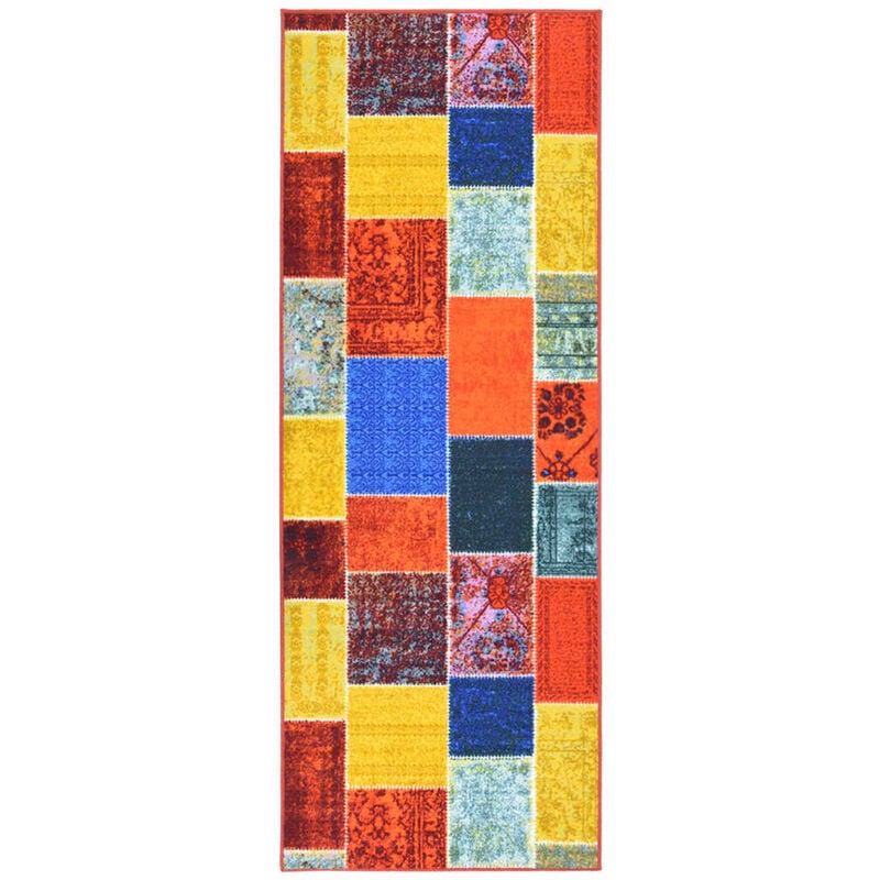 

vidaXL Alfombra de pasillo multicolor 80x250 cm