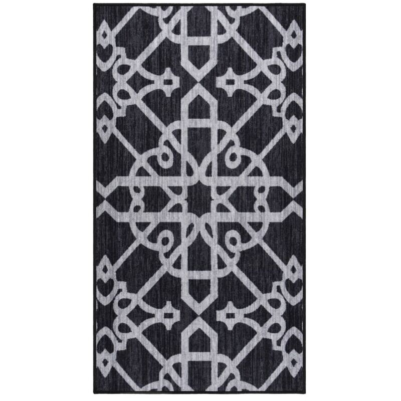 

Alfombra de pasillo negro 80x150 cm - Azul - Vidaxl