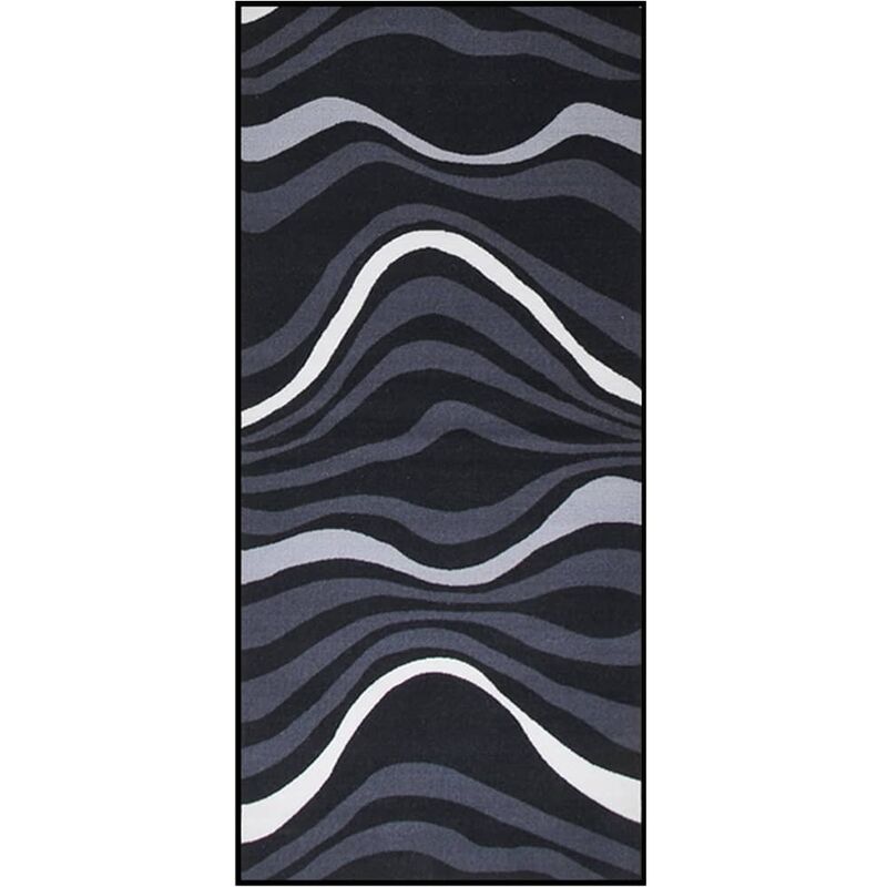 

Alfombra de pasillo negro 80x200 cm - Vidaxl