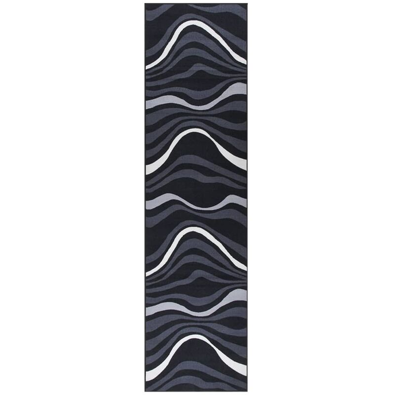 

Alfombra de pasillo negro 80x350 cm - Vidaxl