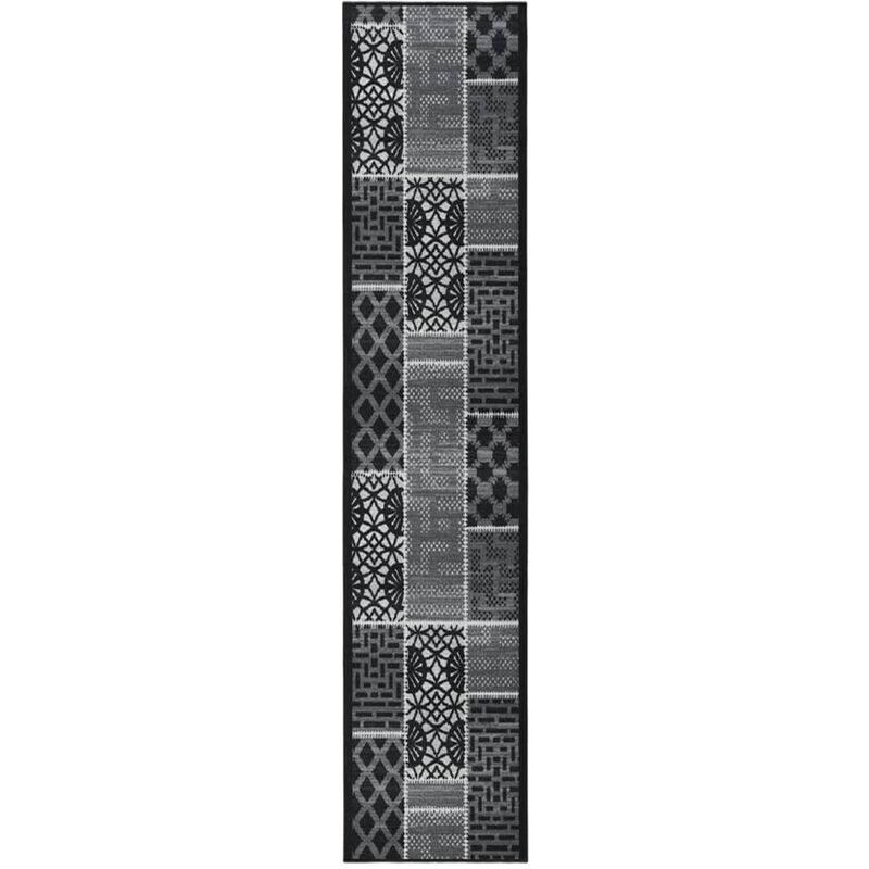 

Alfombra de pasillo negro 80x500 cm - Vidaxl