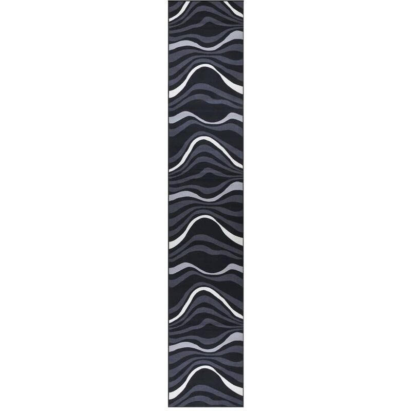

Alfombra de pasillo negro 80x500 cm - Vidaxl
