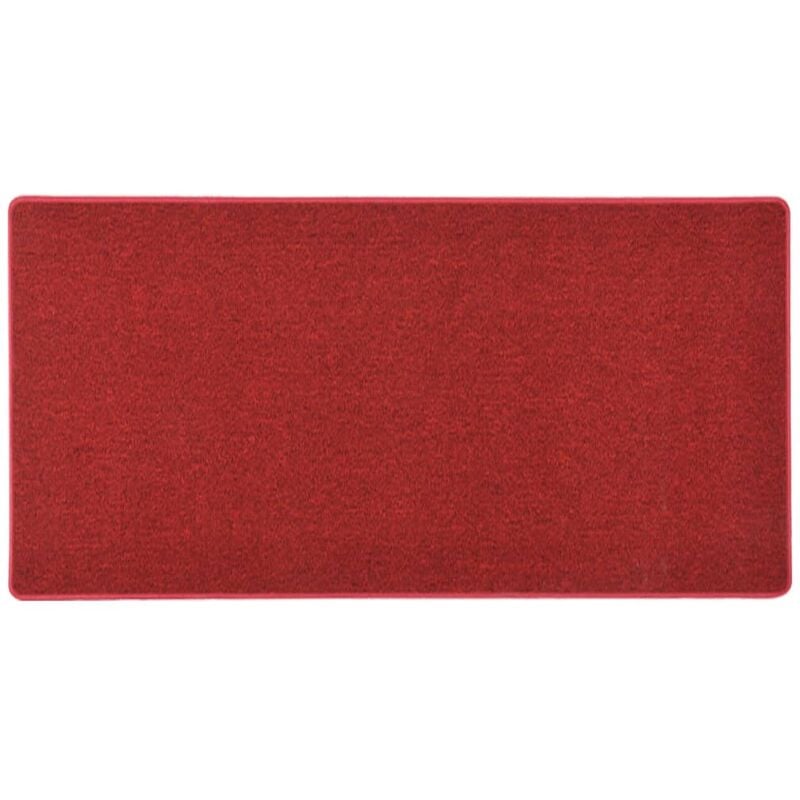 

vidaXL Alfombra de pasillo rojo 80x150 cm - Rojo