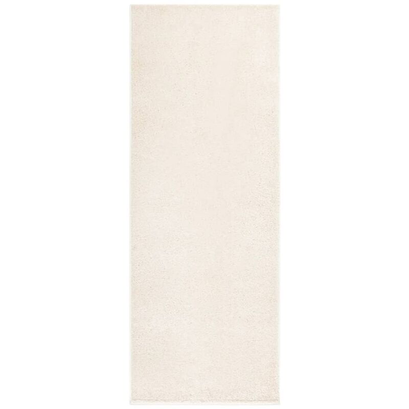 

Alfombra de pelo suave antideslizante beige 67x180 cm - Beige - Vidaxl