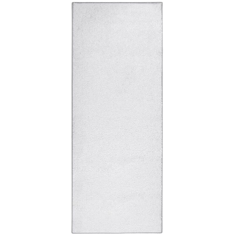 

Alfombra de pelo suave antideslizante gris claro 57x150 cm - Gris - Vidaxl