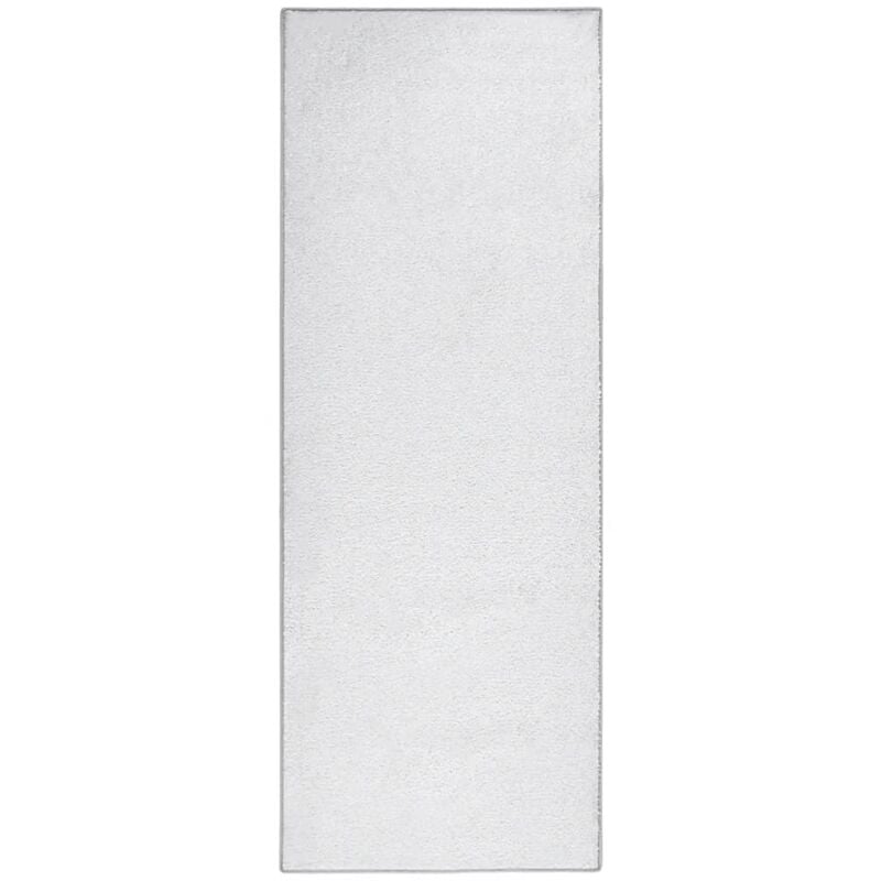 

Alfombra de pelo suave antideslizante gris claro 67x180 cm - Gris - Vidaxl