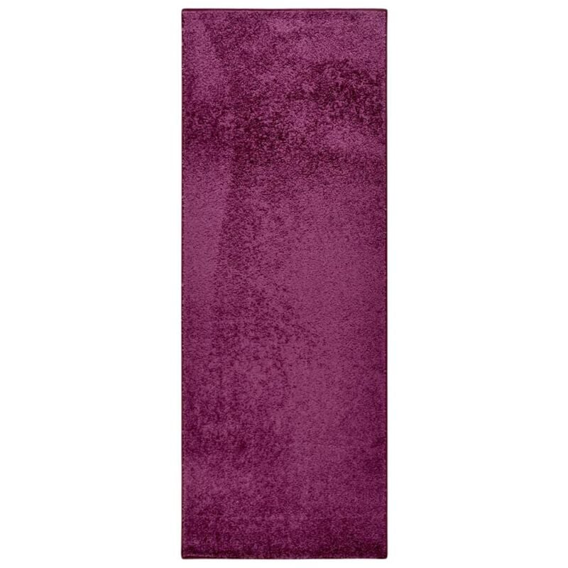 

Alfombra de pelo suave antideslizante morado 67x180 cm - Púrpura - Vidaxl