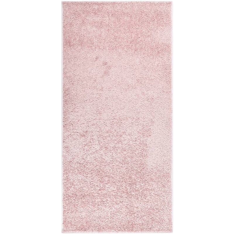 

Alfombra de pelo suave antideslizante rosa 115x170 cm - Rosa - Vidaxl