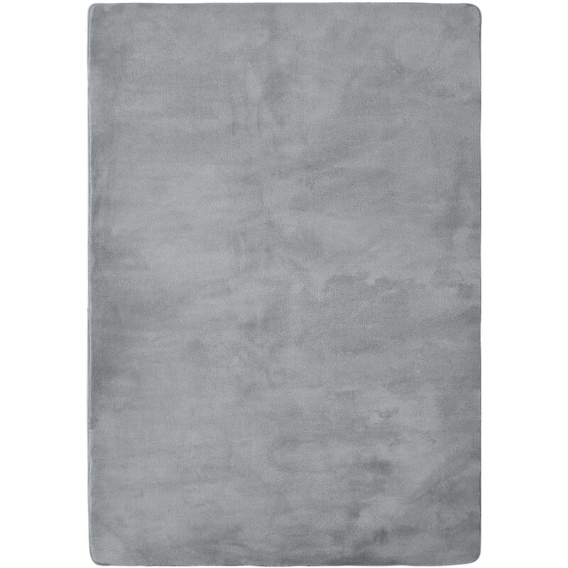 

Alfombra de peluche gris 170x120 cm - Gris - Vidaxl