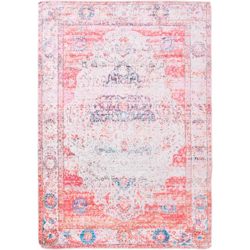 

vidaXL Alfombra estampada lavable multicolor poliéster 160x230 cm - Multicolor