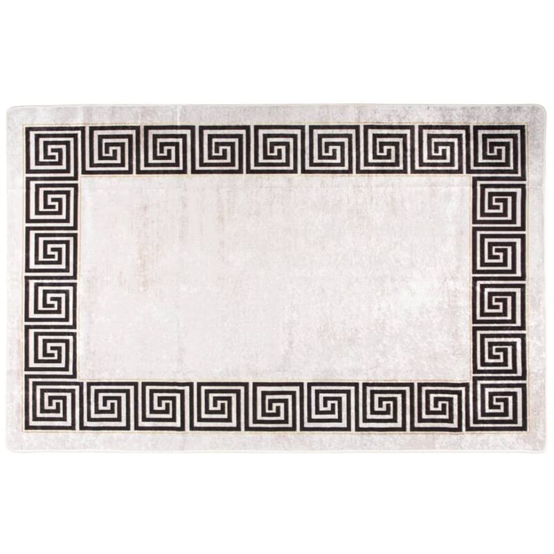 

Alfombra lavable antideslizante beige claro 160x230 cm - Beige - Vidaxl