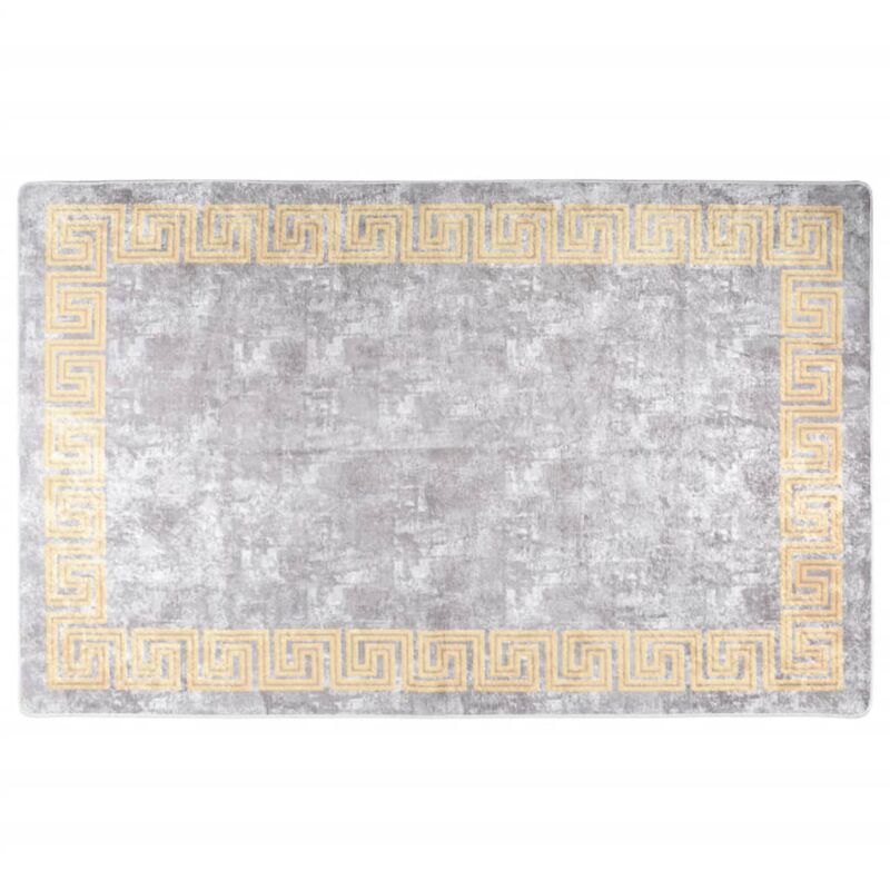 

Alfombra lavable antideslizante gris 160x230 cm - Gris - Vidaxl