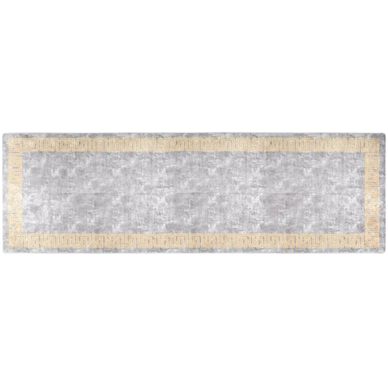 

Alfombra lavable antideslizante gris 80x300 cm - Gris - Vidaxl