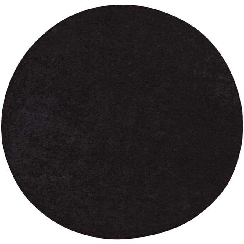 

Alfombra lavable antideslizante gris antracita φ120 cm - Antracita - Vidaxl