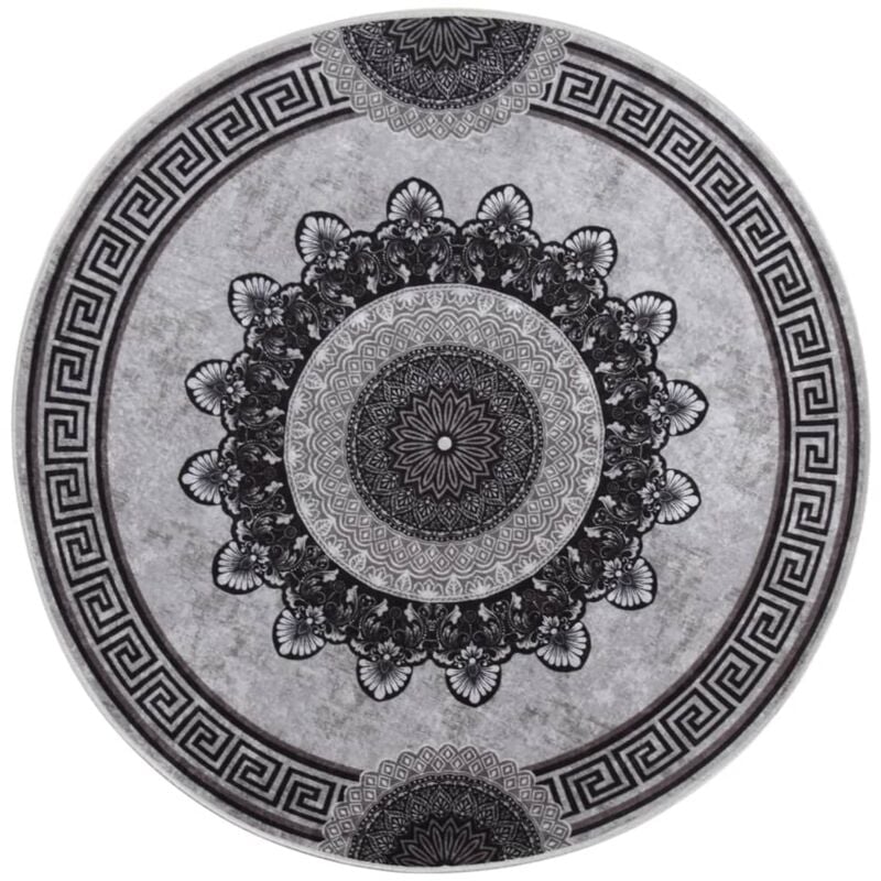 

Alfombra lavable antideslizante multicolor φ120 cm - Multicolor - Vidaxl