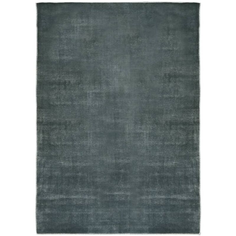 

vidaXL Alfombra lavable plegable poliéster gris 200x300 cm - Gris
