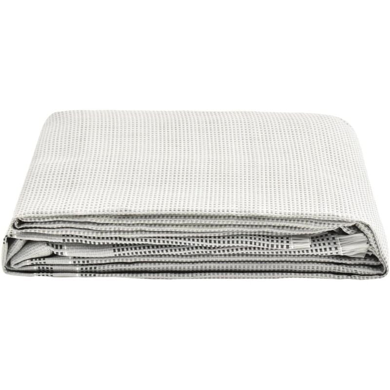 

vidaXL Alfombra para tienda de campaña gris 550x250 cm