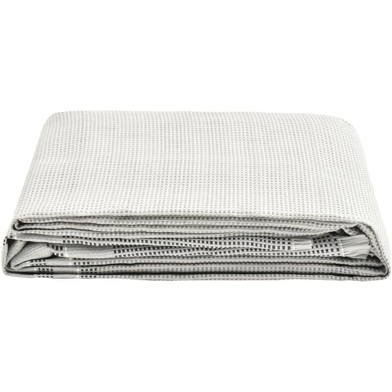 

vidaXL Alfombra para tienda de campaña gris 700x250 cm