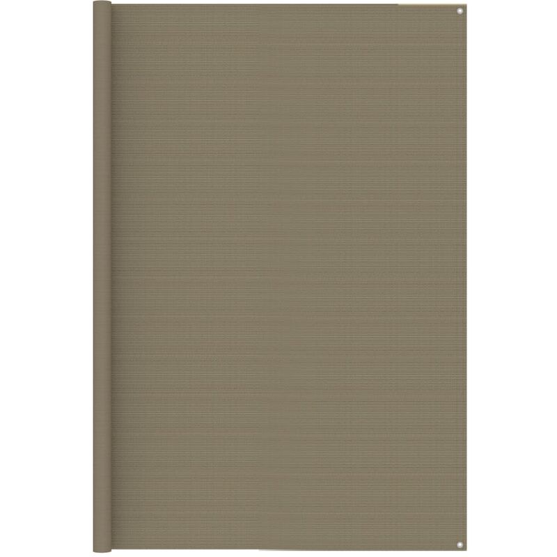 

vidaXL Alfombra para tienda de campaña gris taupe 250x300 cm