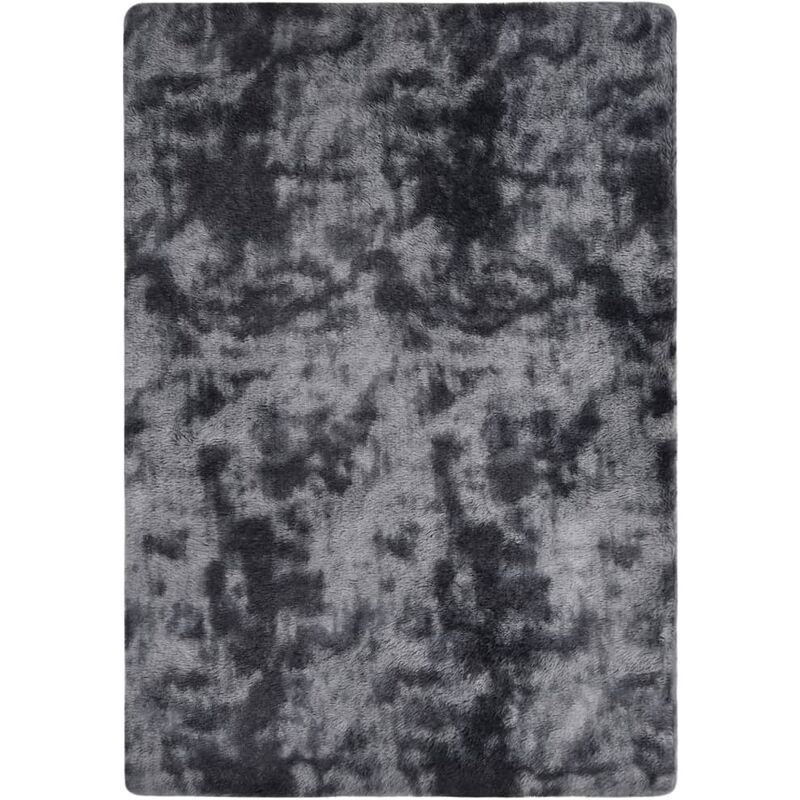 

Alfombra peluda gris antracita 170x120 cm - Antracita - Vidaxl