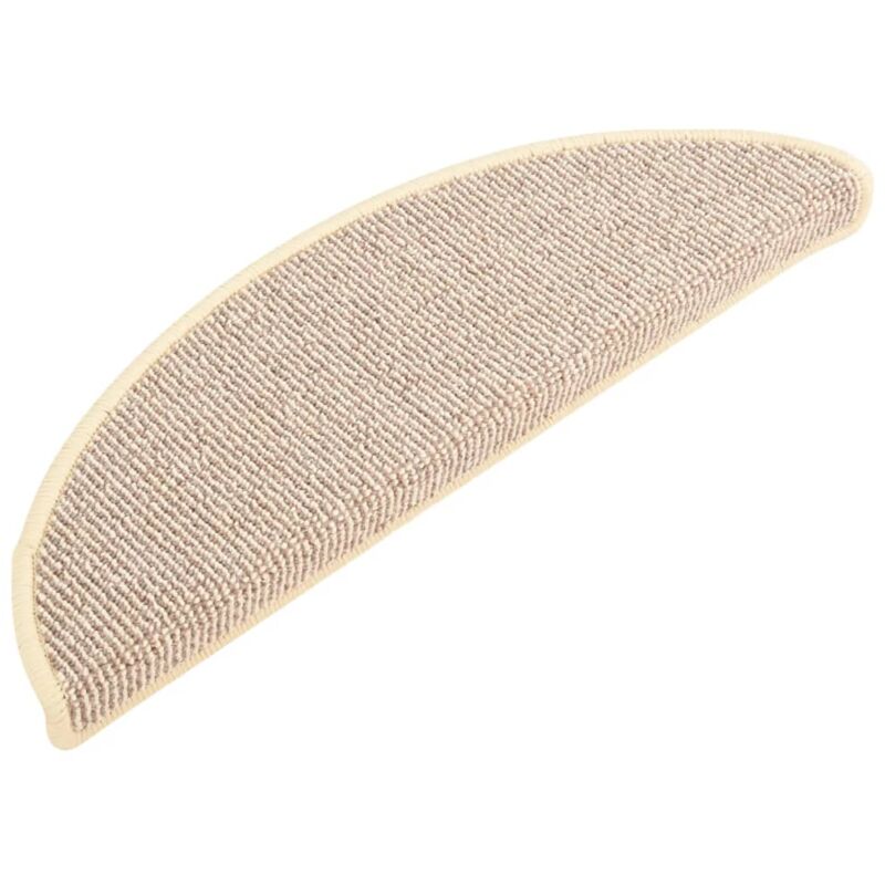 

Alfombras de peldaño escalera 15 uds blanco y marrón 56x17x3 cm - Blanco - Vidaxl