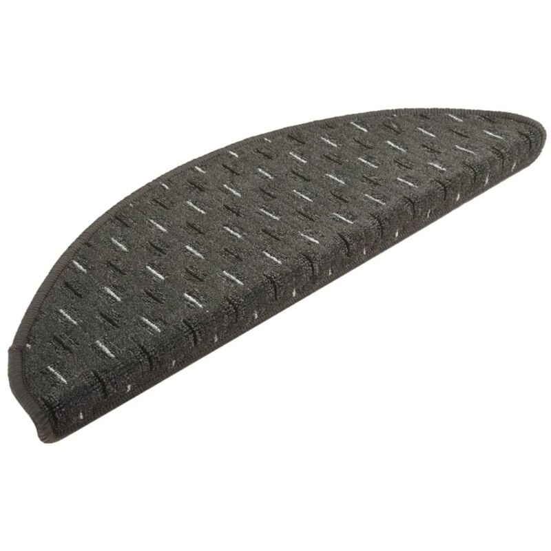 

Alfombras de peldaños de escalera 15 uds antracita 65x25 cm - Antracita - Vidaxl
