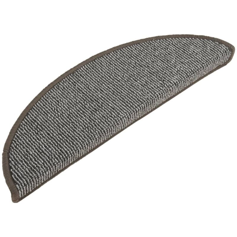 

Alfombras de peldaños de escalera 15 uds gris 56x17x3 cm - Gris - Vidaxl