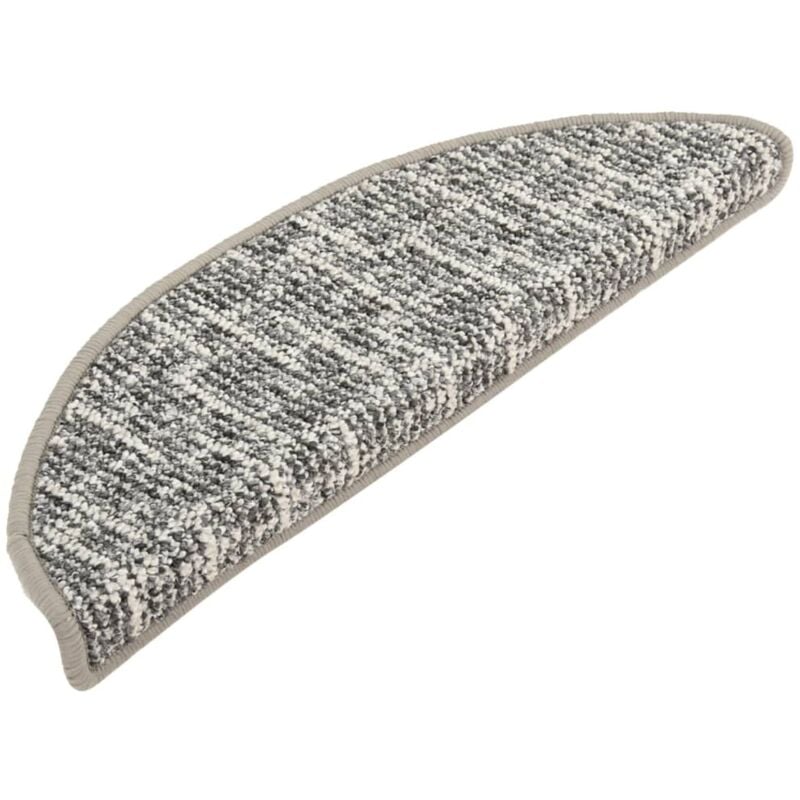 

Alfombras de peldaños de escalera 15 uds gris 56x20 cm - Gris - Vidaxl