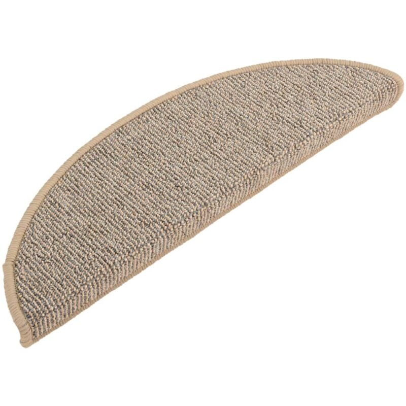 

Alfombras de peldaños de escalera 15 uds marrón 56x17x3 cm - Marrón - Vidaxl