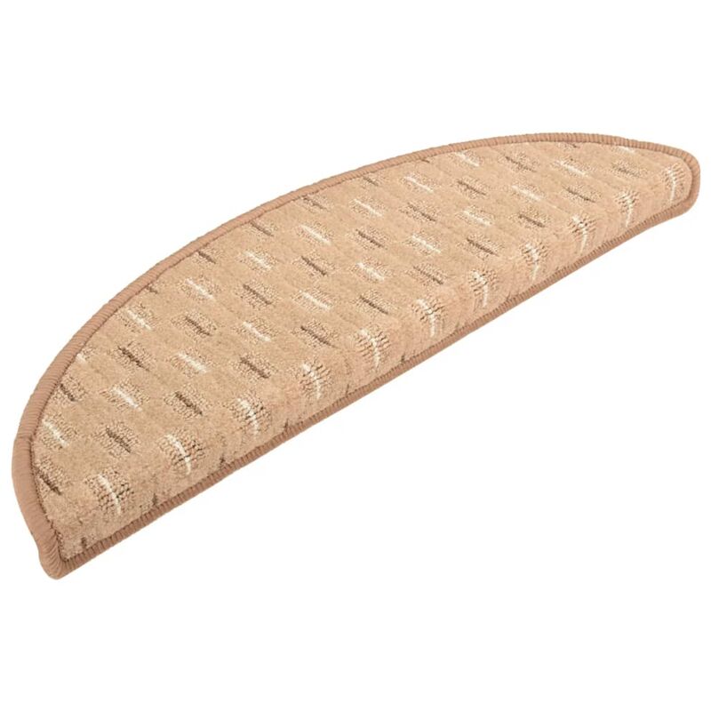 

Alfombras de peldaños de escalera 15 uds marrón claro 56x20 cm - Marrón - Vidaxl